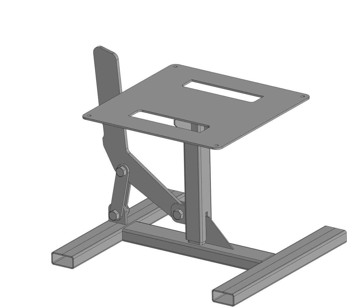 Подставка подкат кроссовый мотоцикл чертеж