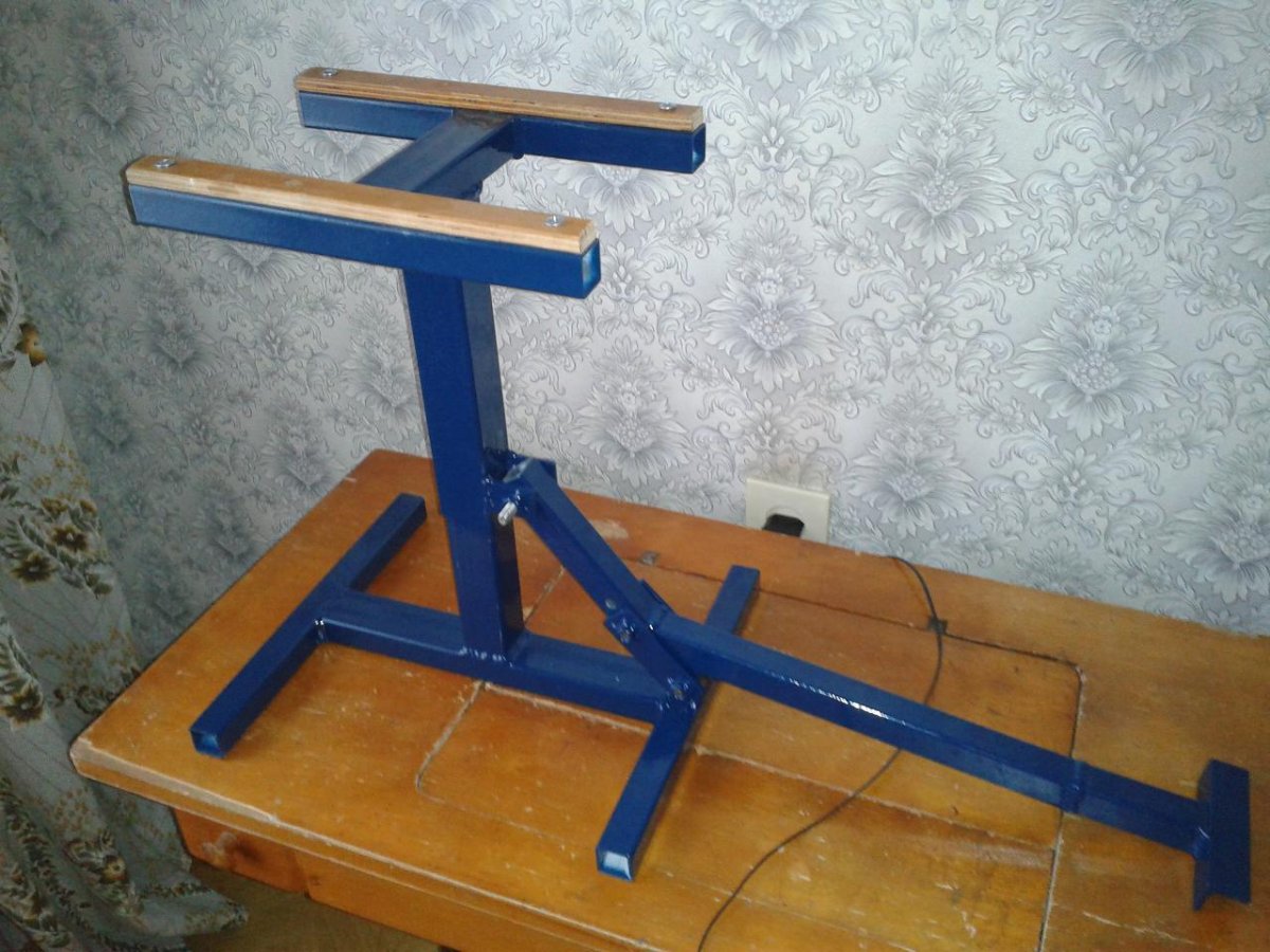 Подставка подкат кроссовый мотоцикл чертеж