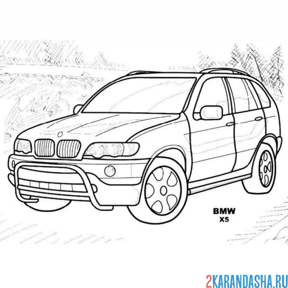 BMW e53 рисунок