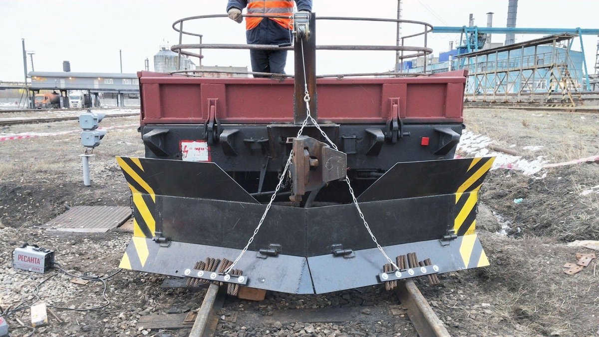 Снегоочиститель для тепловоза ТГМ 23д