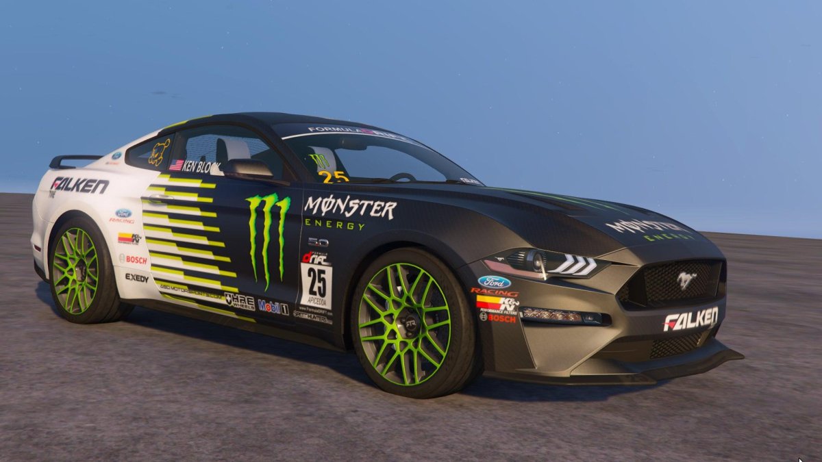 Ford Mustang gt Monster Energy
