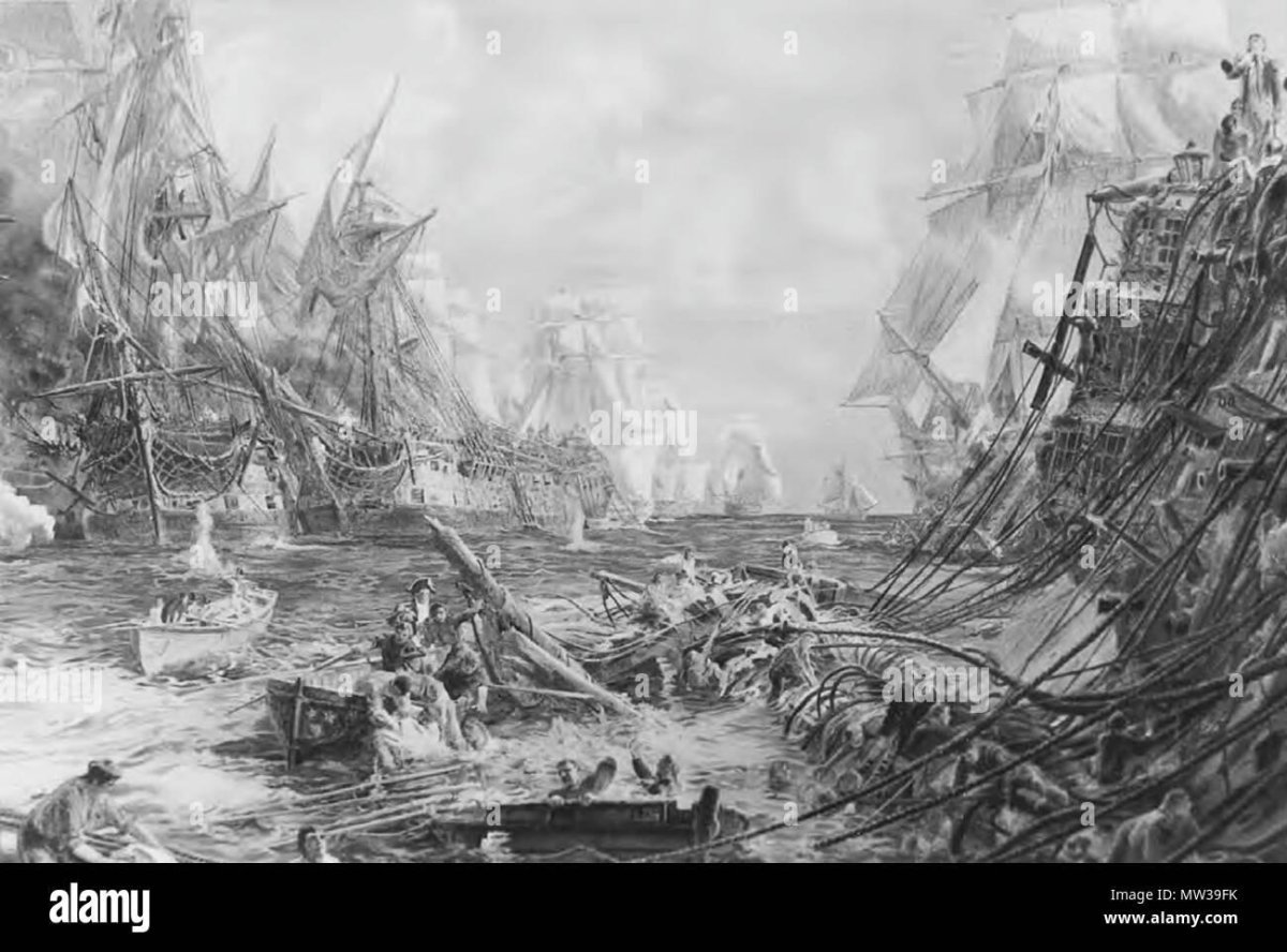 Трафальгарское сражение Тернер