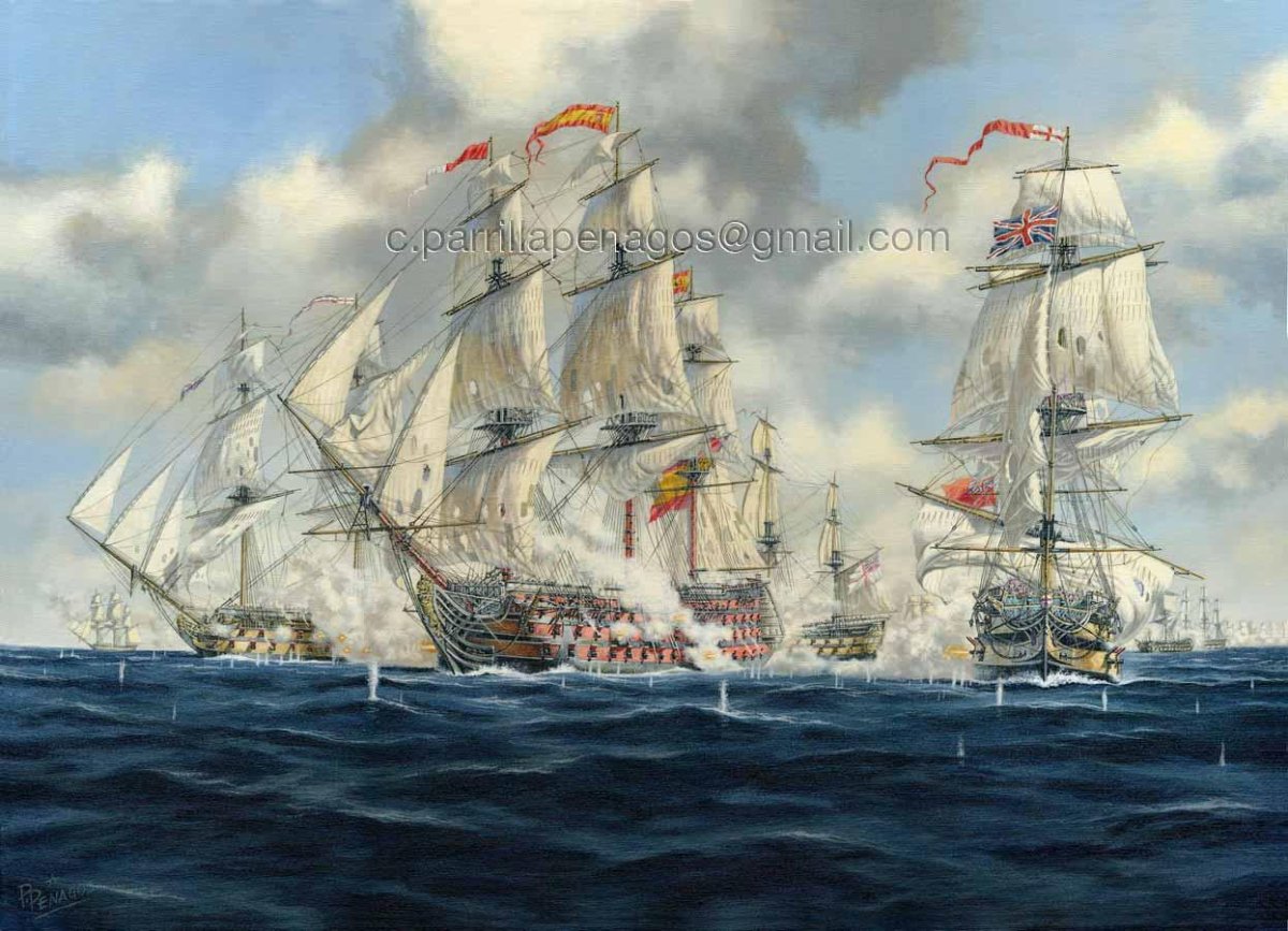 Трафальгарское сражение Нельсон