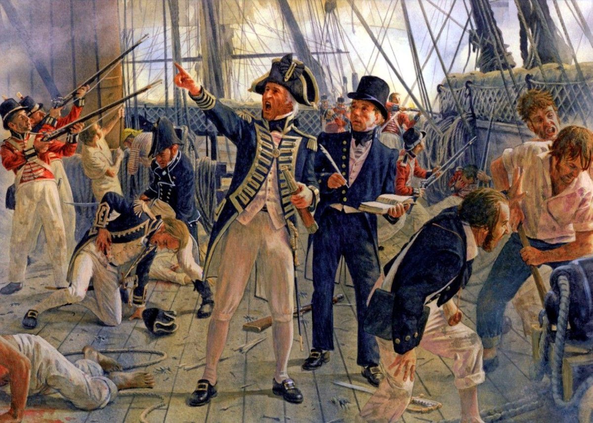 Адмирал Нельсон Трафальгарская битва