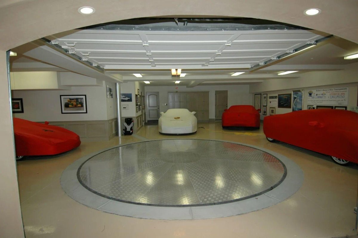 Поворотная платформа автомобилей