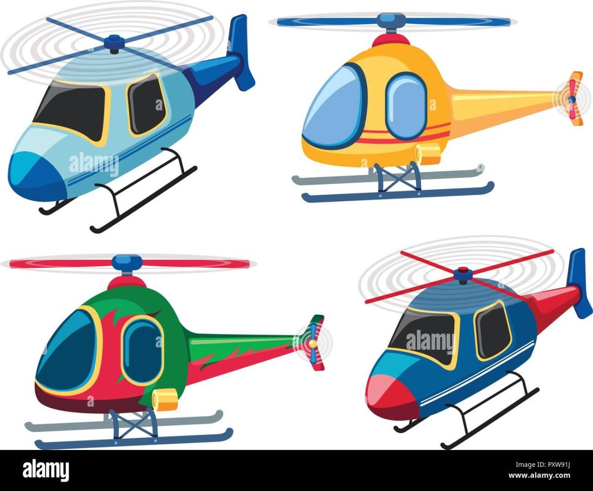 Вертолет для дошкольников