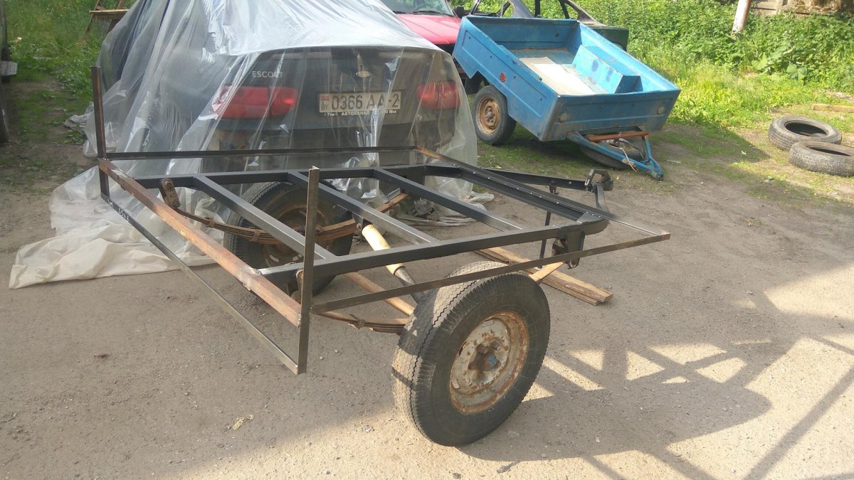 Переделка прицепа Зубренок