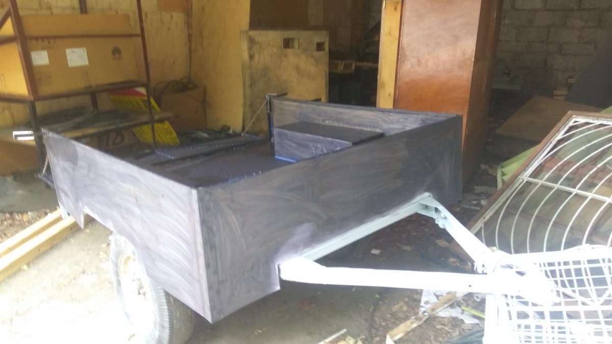 Прицеп Зубренок откидной борт