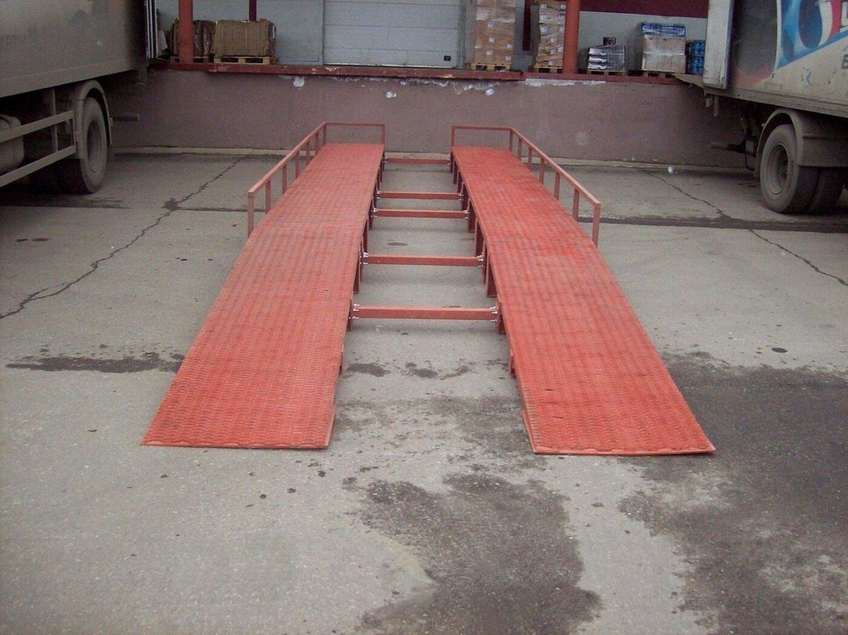 ГАЗ 3309 трапы для заезда техники