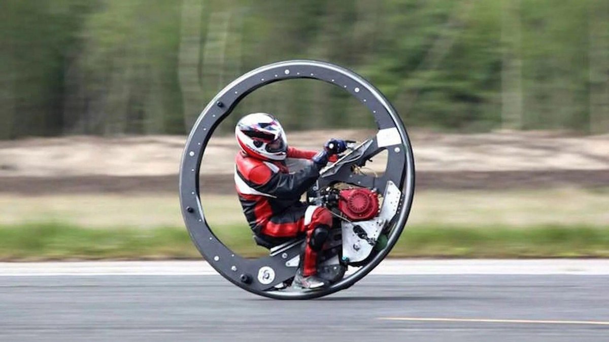 Круглый мотоцикл