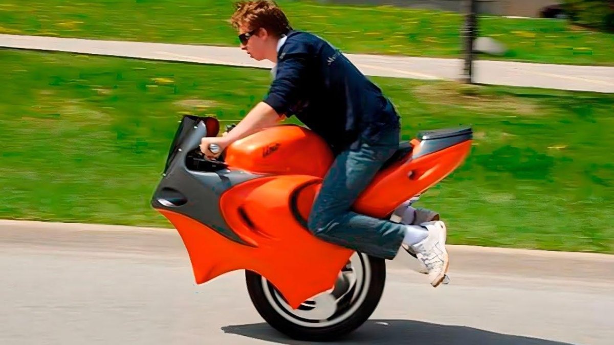 Мопед на одном колесе