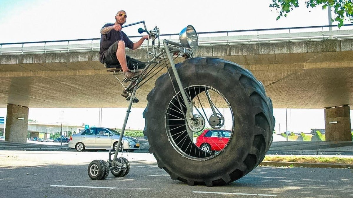 Крутой велосипед