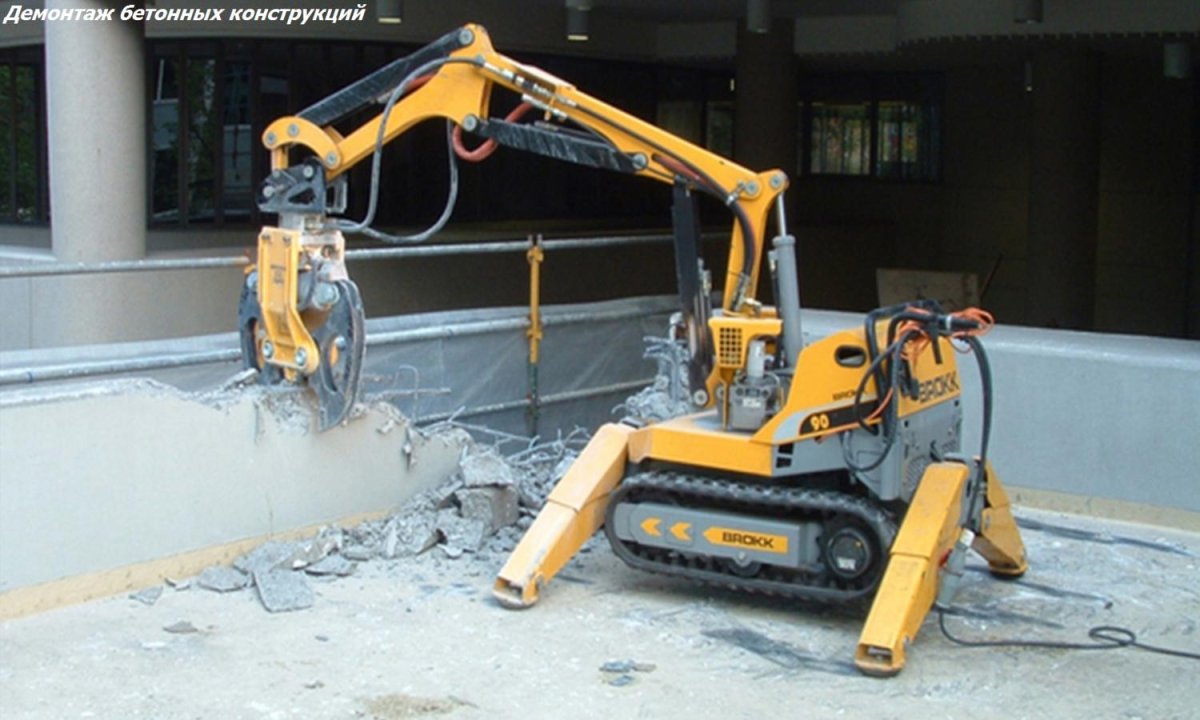 Демонтажные роботы Brokk