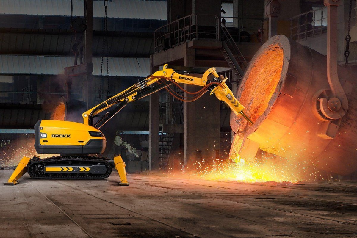 Робот-экскаватор Brokk