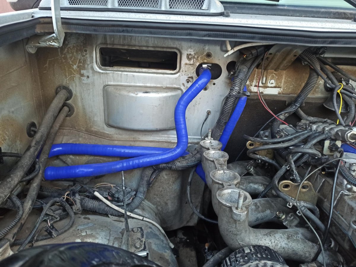 Патрубки доп печки УАЗ Патриот 2013