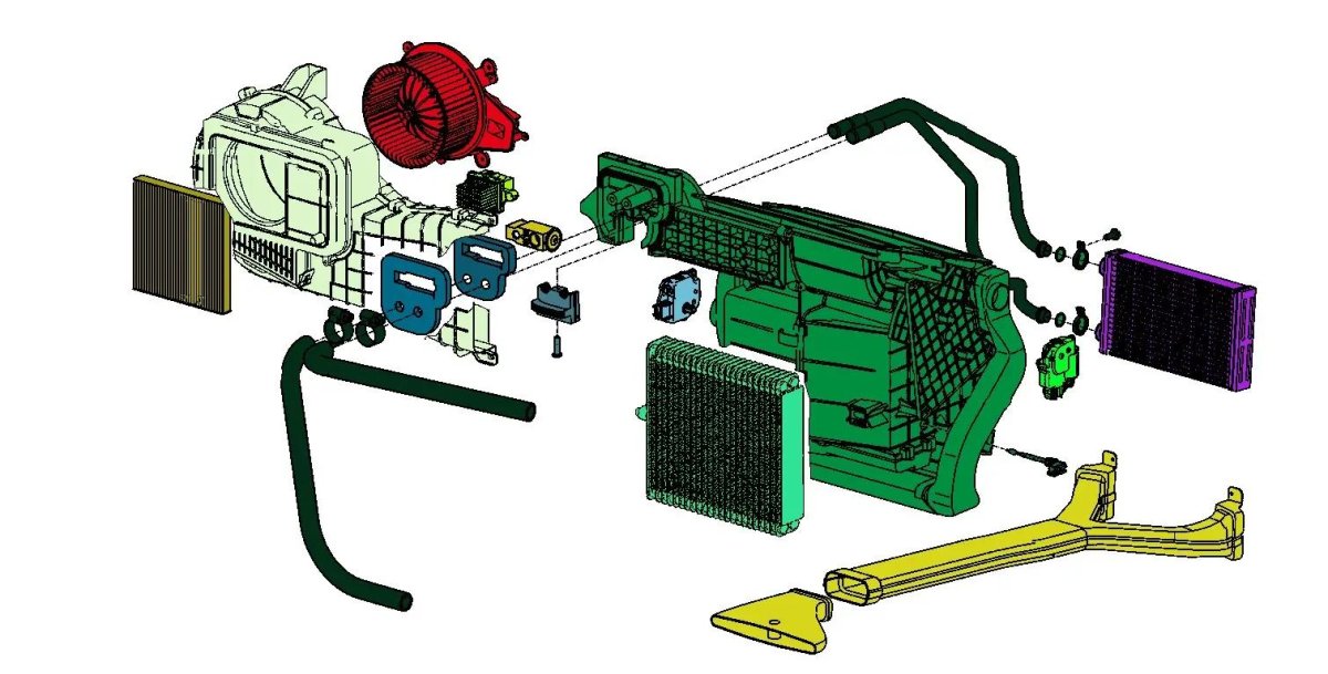 Радиатор отопителя УАЗ 3163