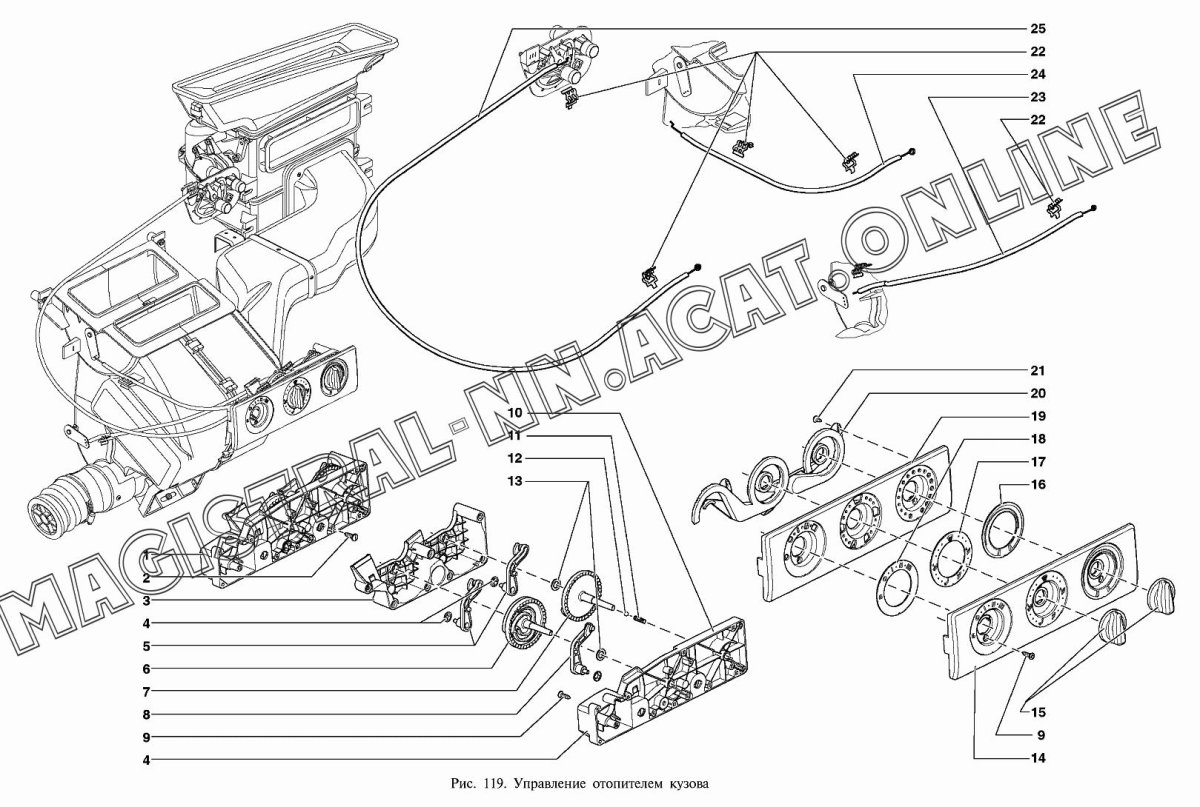 Блок управления печкой УАЗ Патриот 2007
