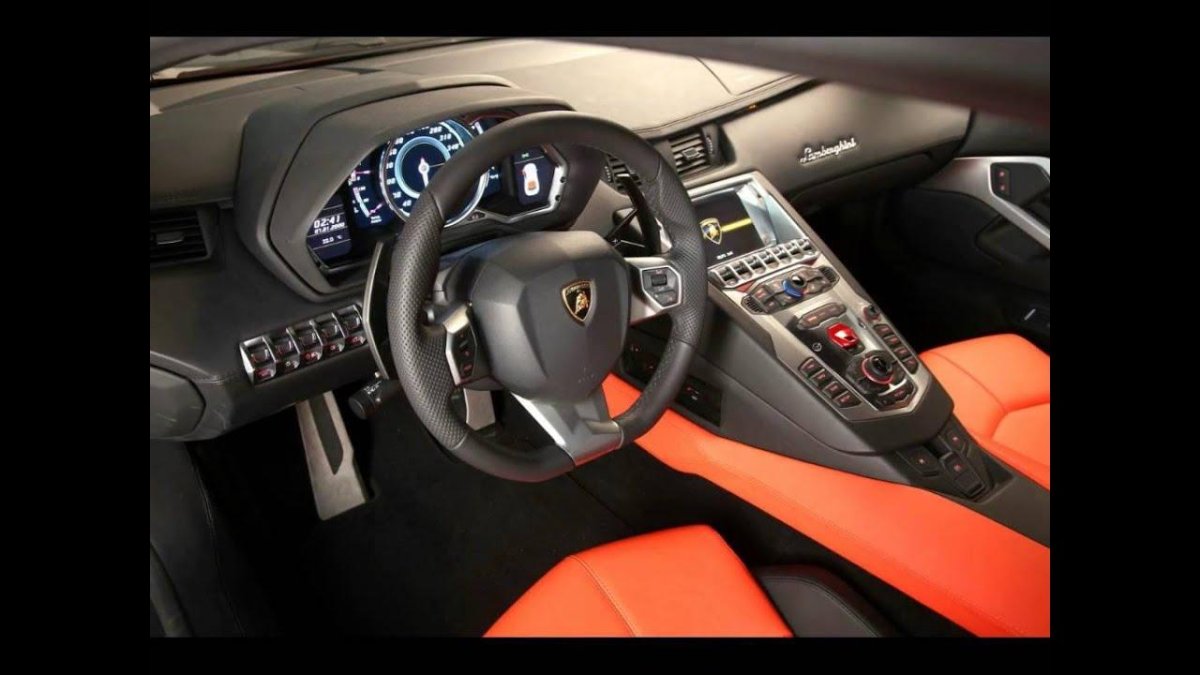 Lamborghini Aventador lp700-4 салон