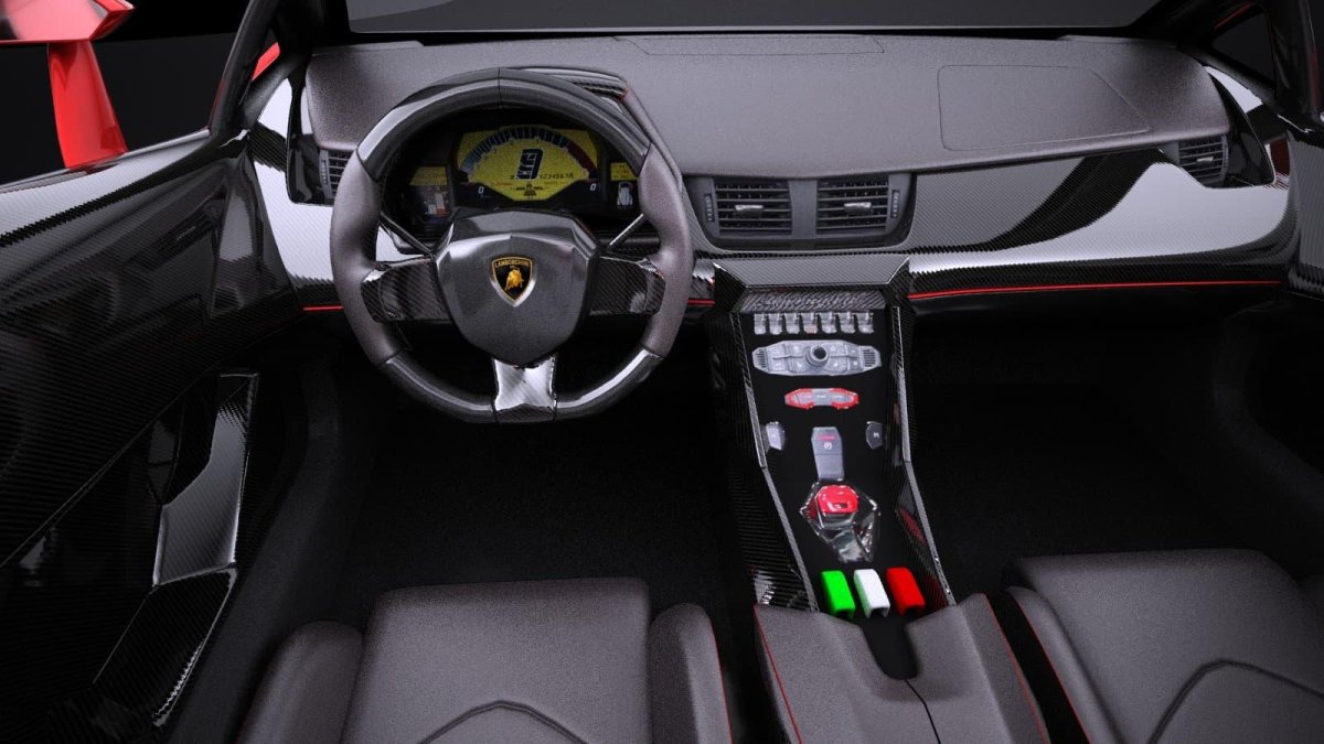 Lamborghini Veneno Roadster 2021 салон