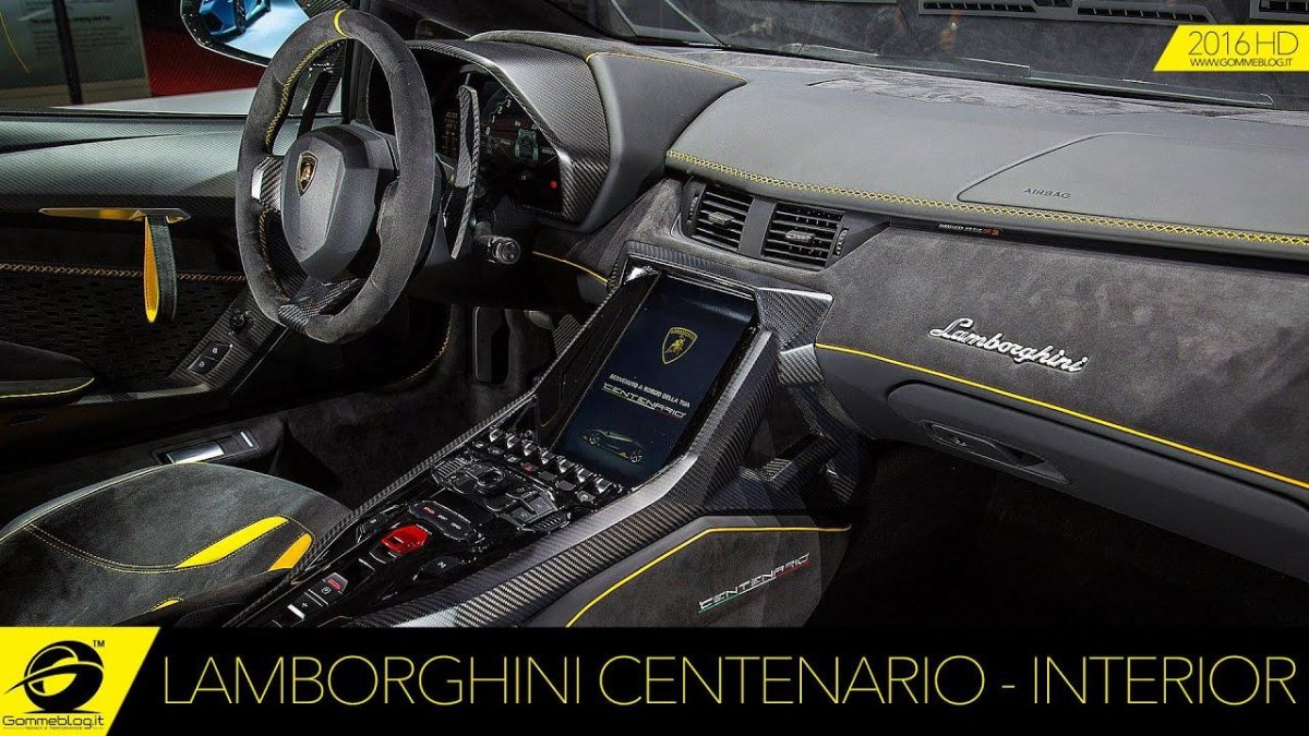Lamborghini Centenario LP 770-4 салон