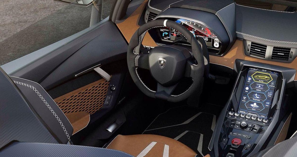 Lamborghini Sian Roadster 2021 салон