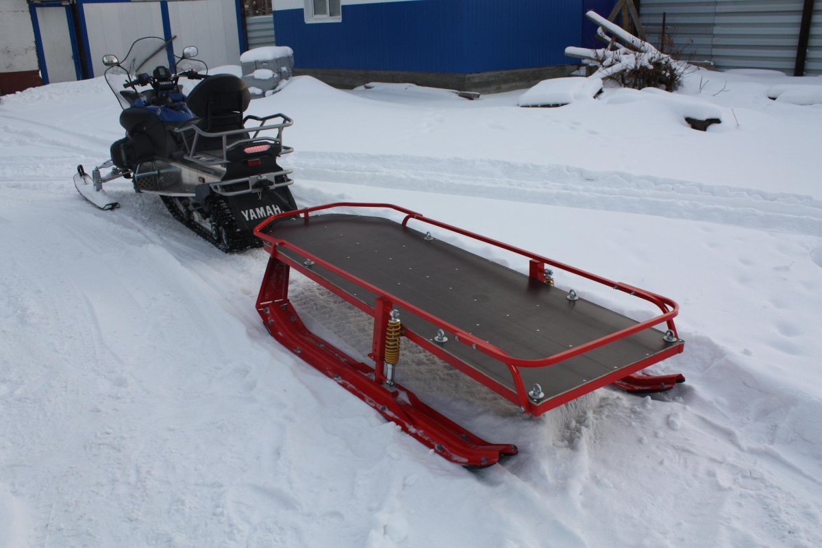 Сани волокуши из ПНД для снегохода