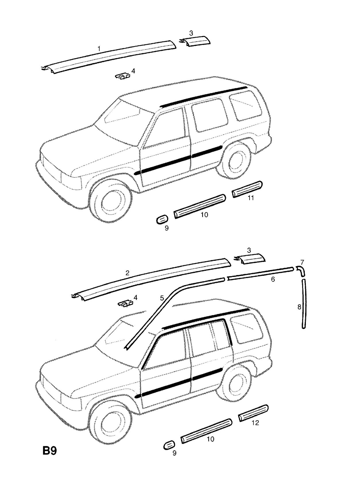 Опель Монтерей габариты