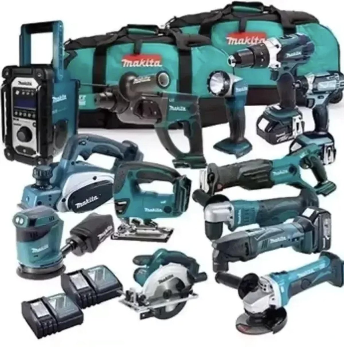 Makita lxt1500 18-Volt LXT Lithium-ion Cordless 15-piece Combo Kit