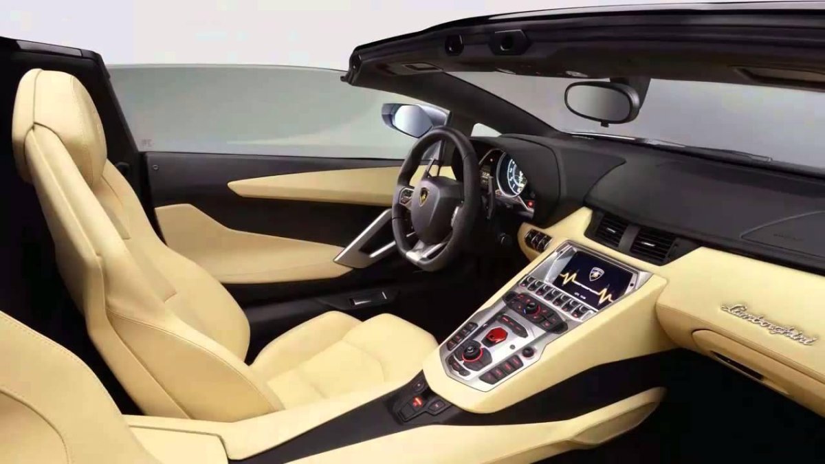 Lamborghini Aventador j Roadster салон