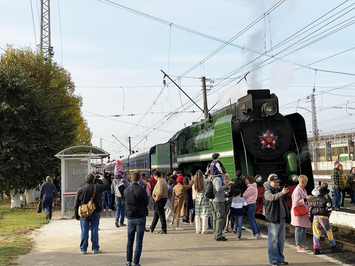 Ретро поезд Переславль Залесский