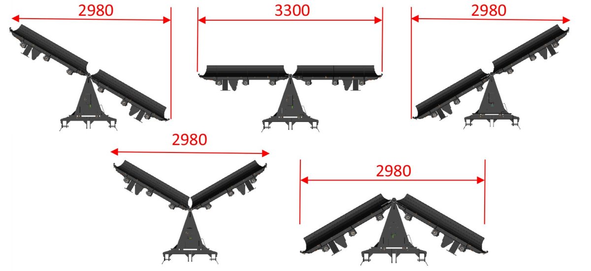Отвал 3-х секционный