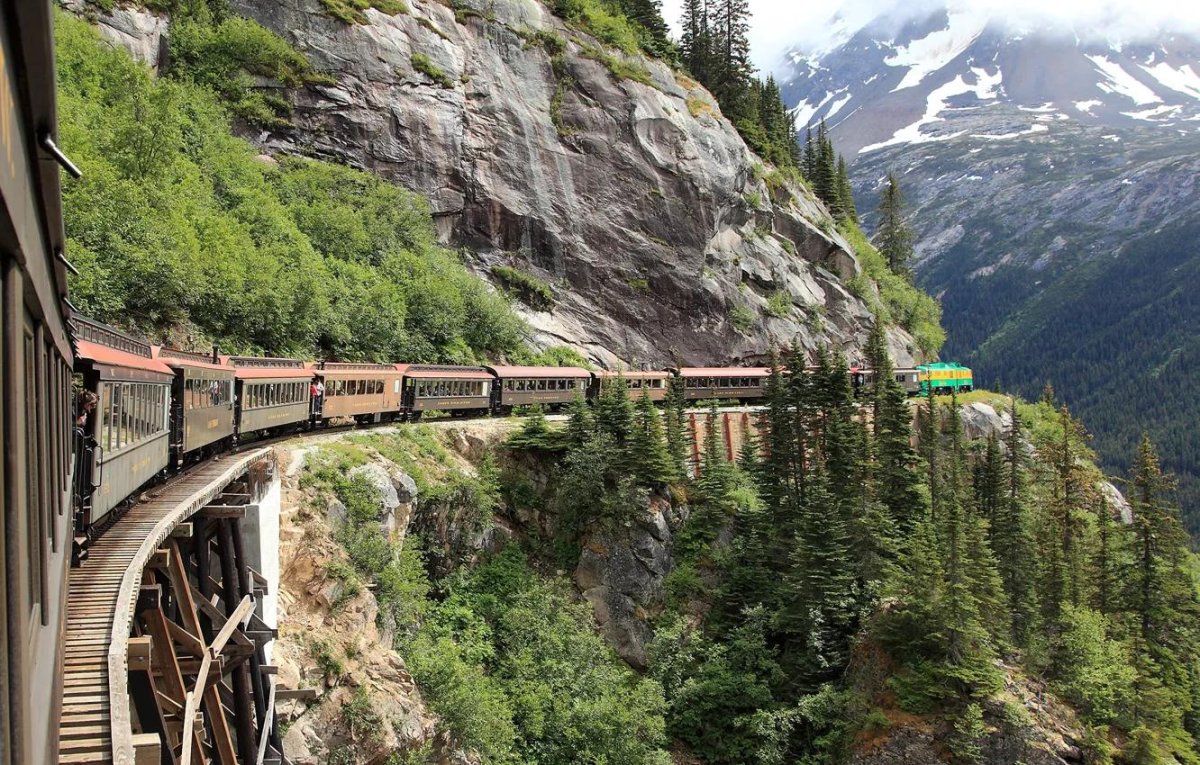 Уайт Маунтин Аляска поезд
