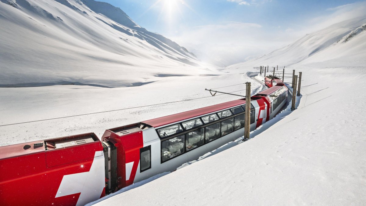 Ледниковый экспресс Швейцария