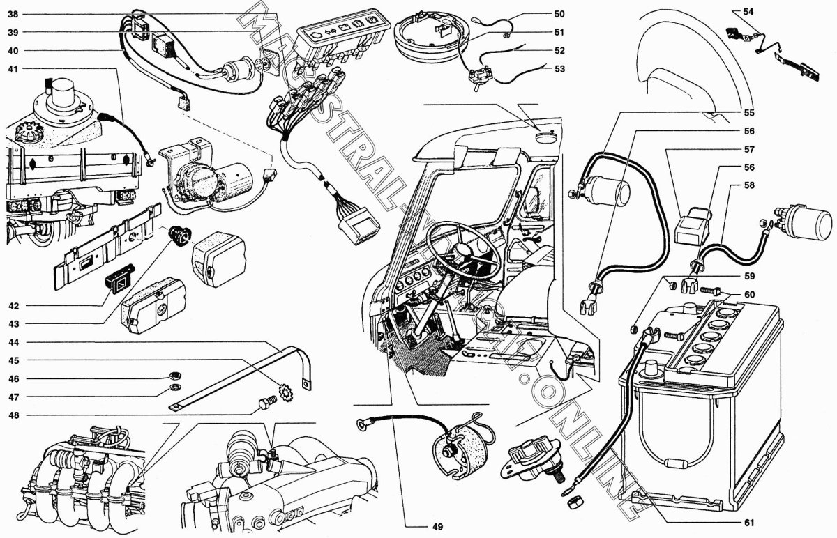 Каталог запчастей УАЗ 390995 двигатель 409 инжектор