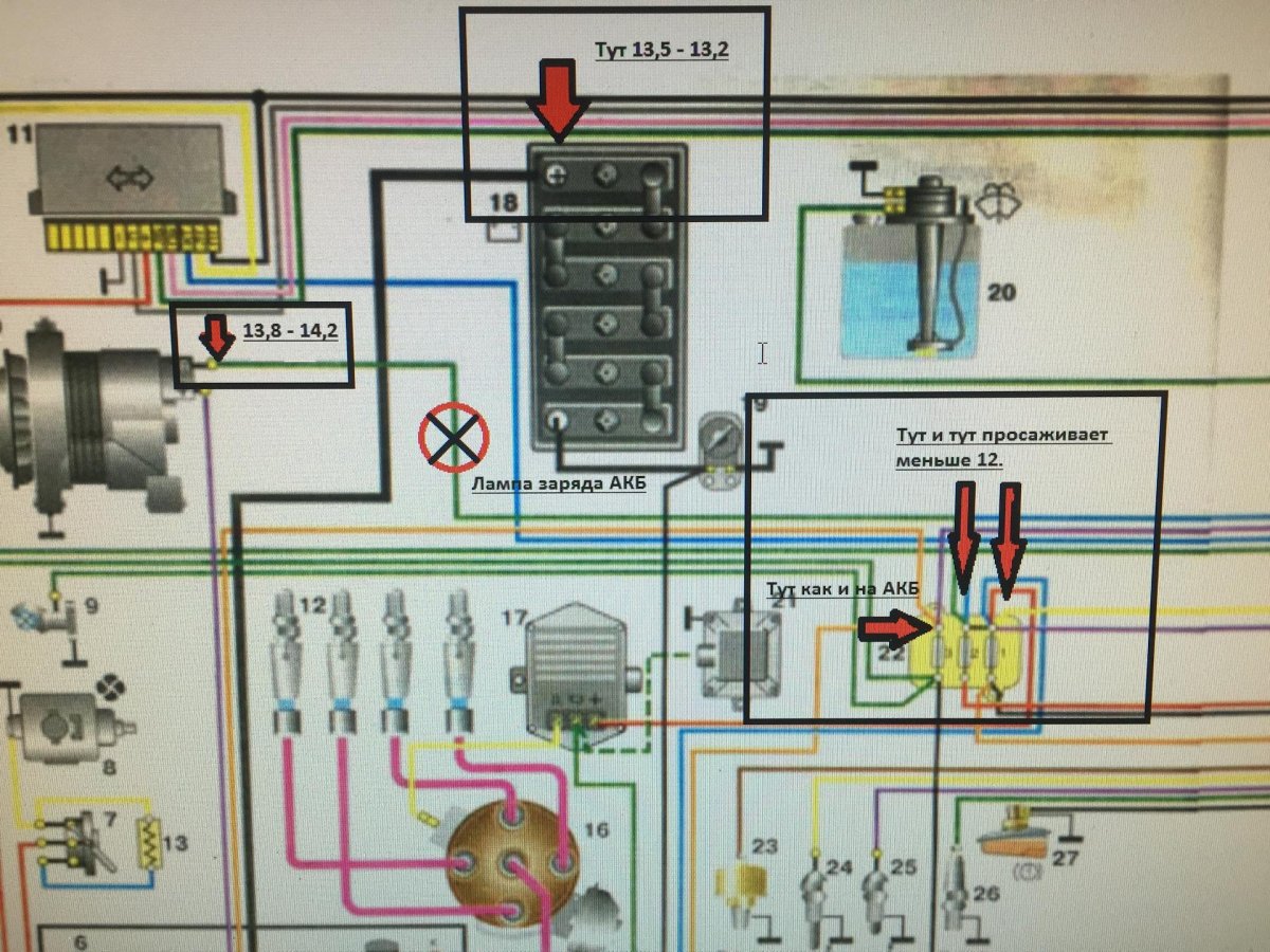 Реле зарядки УАЗ Буханка 402 двигатель