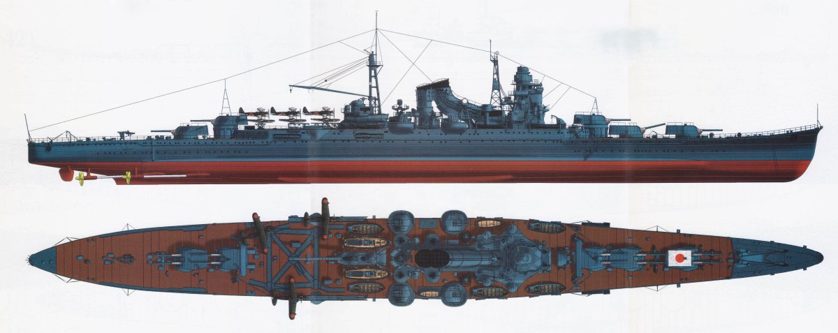 Тяжелый крейсер Такао