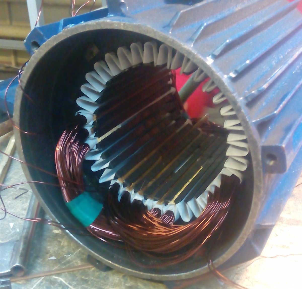 Перемотка статора электродвигателя