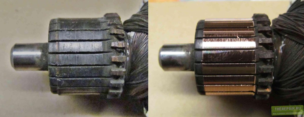 Инструмент для проточки ламелей коллектора