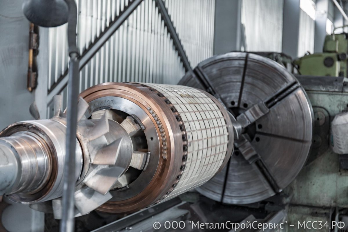 Проточка якоря