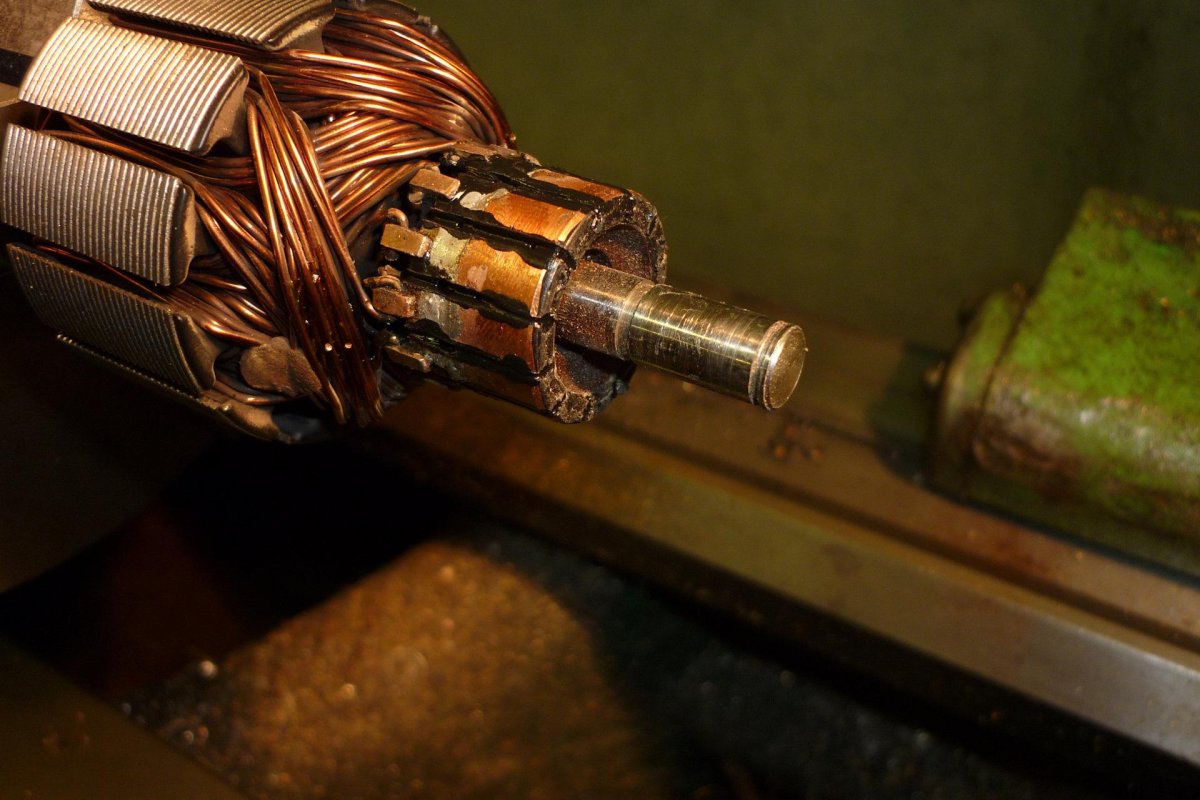 Ротор коллекторного электродвигателя