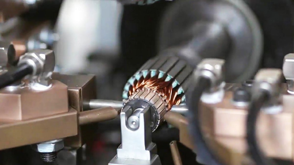 Процесс изготовления ротора электродвигателя