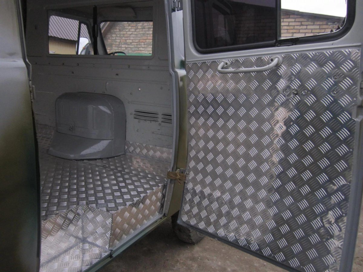 Обшивка кузова УАЗ 452, Буханка алюминий