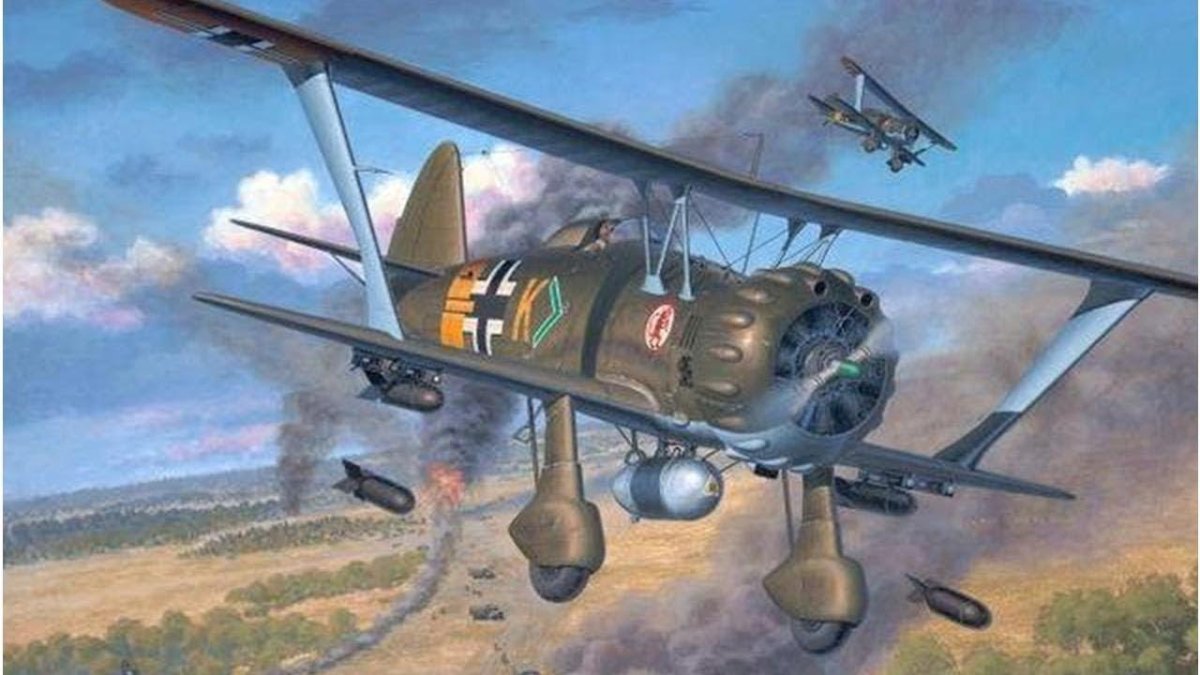 Хеншель 123 самолет