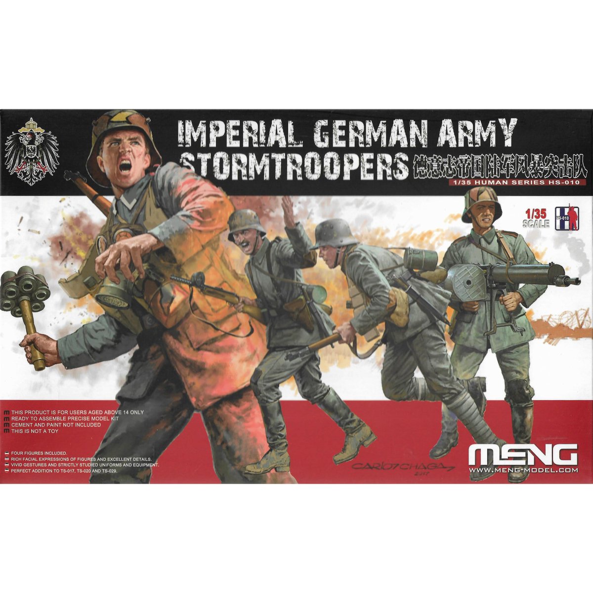 Meng model hs010 Imperial German Army Stormtroopers