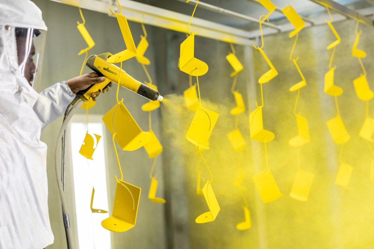 Порошковая покраска процесс