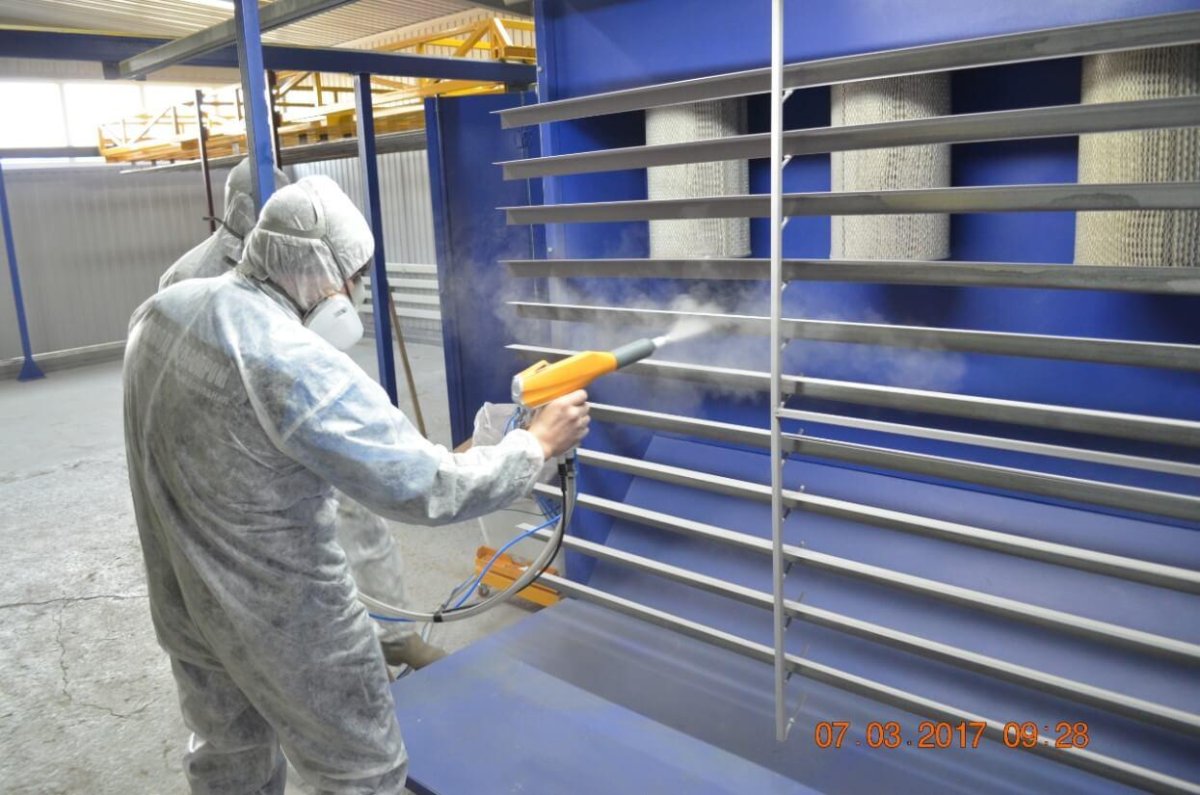 Технология порошковой покраски металлических изделий