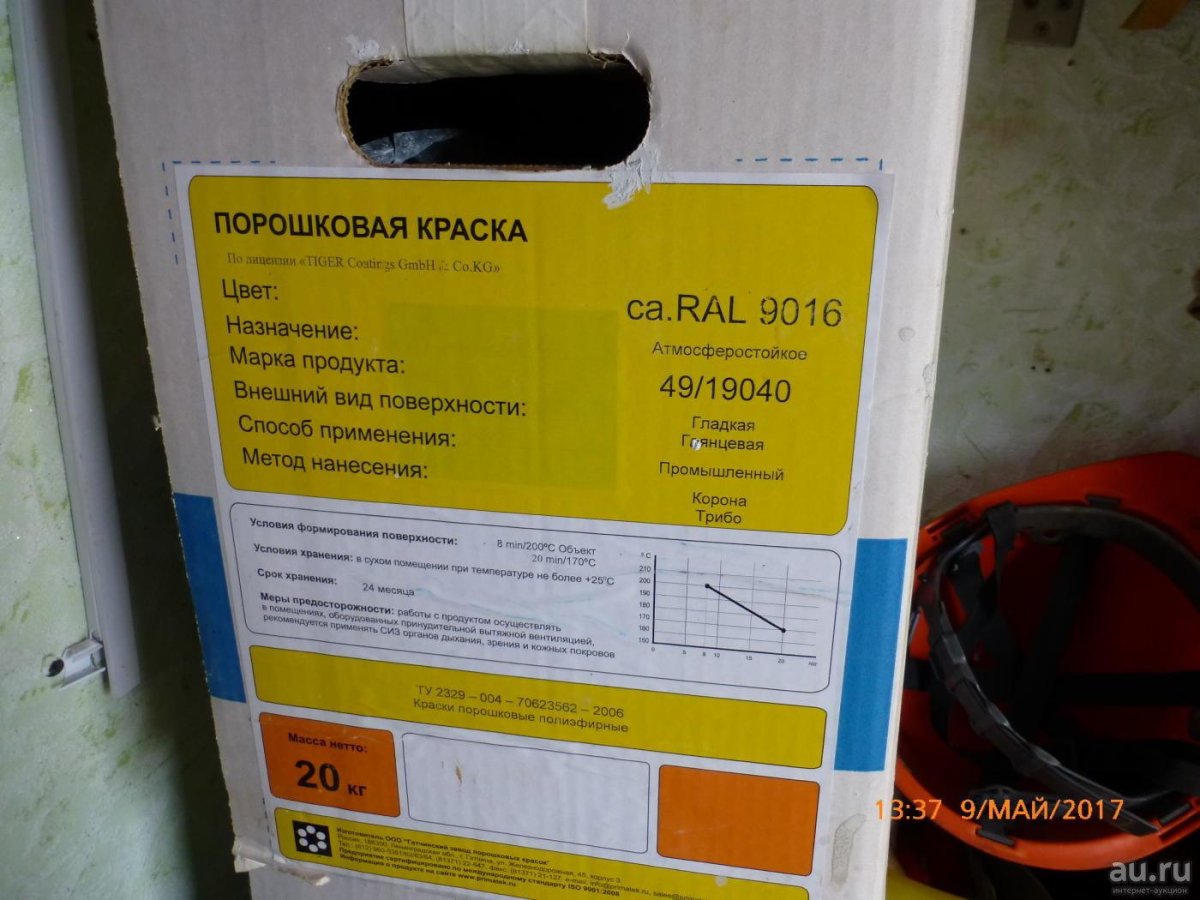 Маркировка порошковой краски