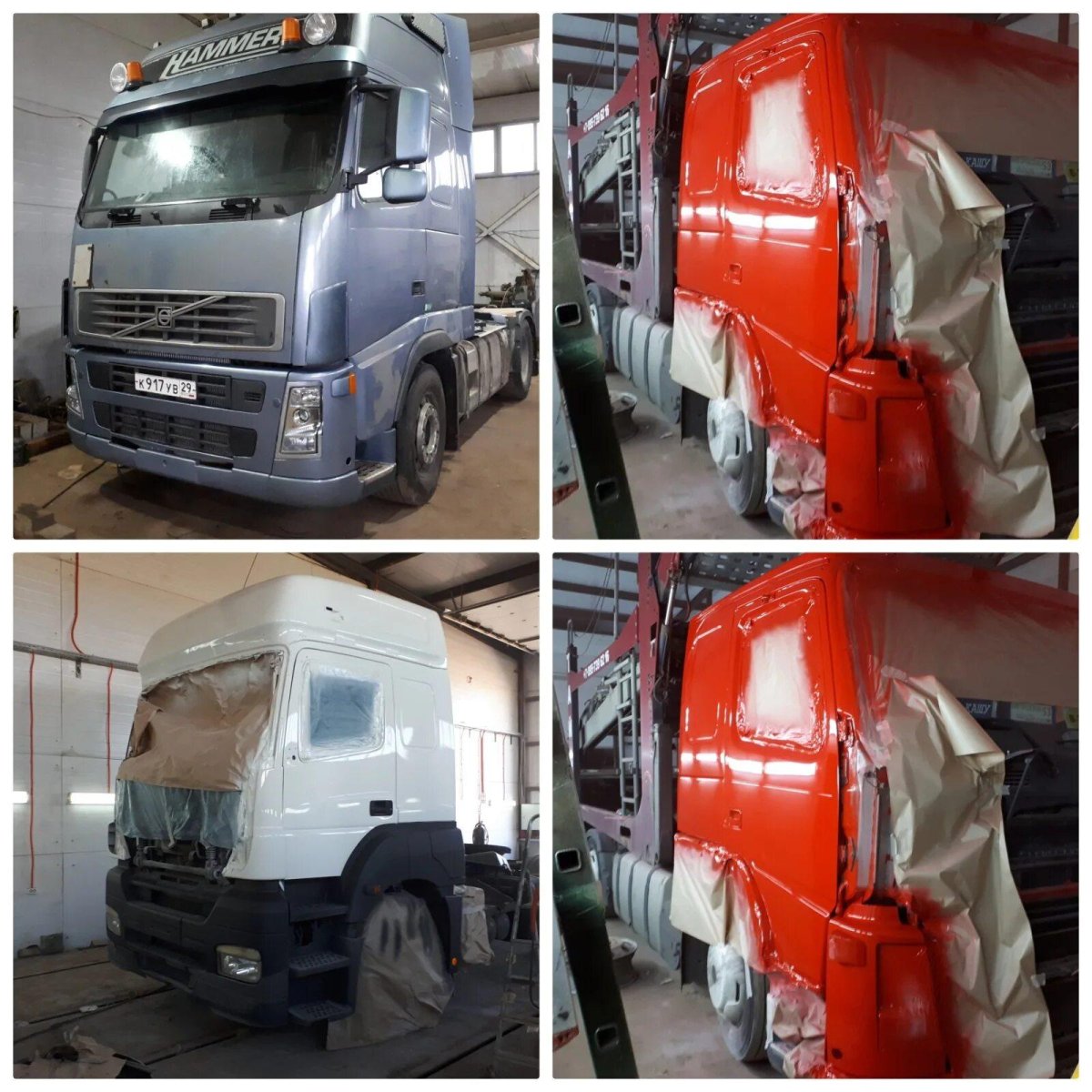 Покраска грузовиков