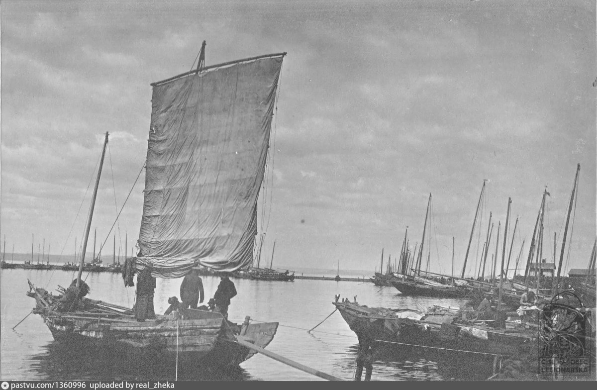 Волжские рыбацкие лодки начала 20 века