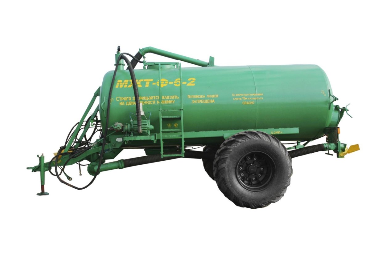 Машина для внесения жидких органических удобрений МЖТ-Ф-6